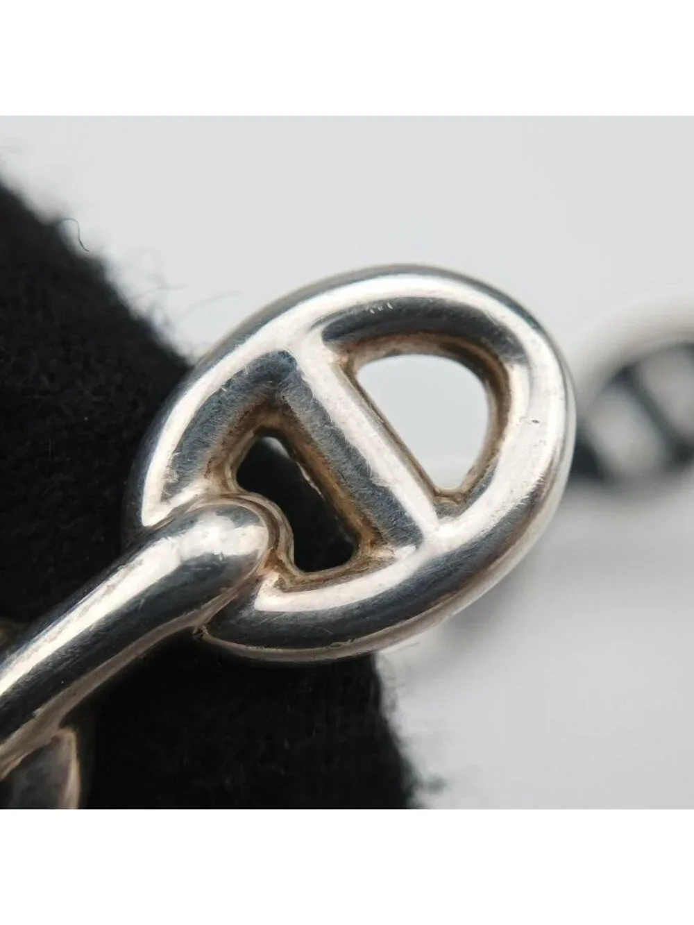 Hermes Chaine D'ancre Ancene Silver Bracelet